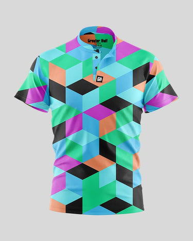 Hexagon Henley Polo Henley Polo Greater Half S